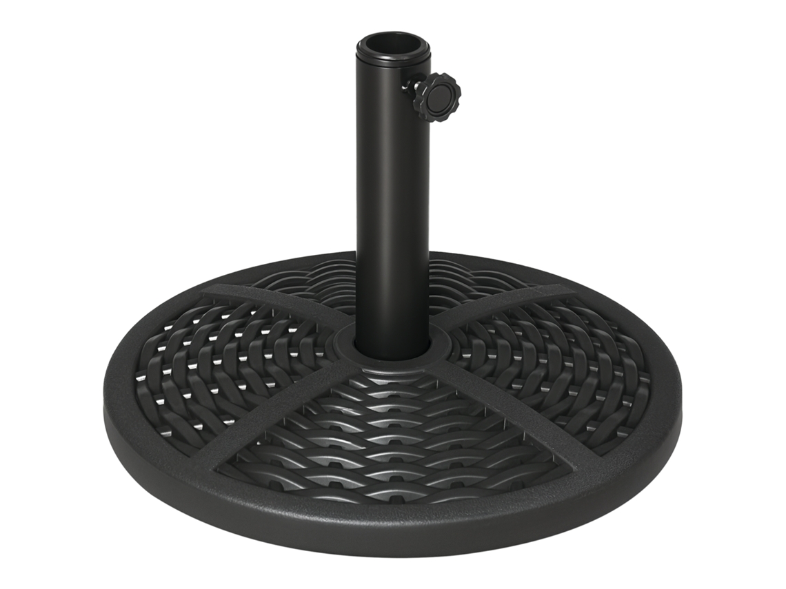 Base do Guarda sol Base do Lastro do Guarda sol Ø 45 X 33h Peso Líquido 9 Kg Preto Ge