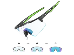 (estilo 4 Preto) Óculos De Ciclismo Fotocromáticos Uv400, Com Lentes Fotocromáticas E Proteção Uv.