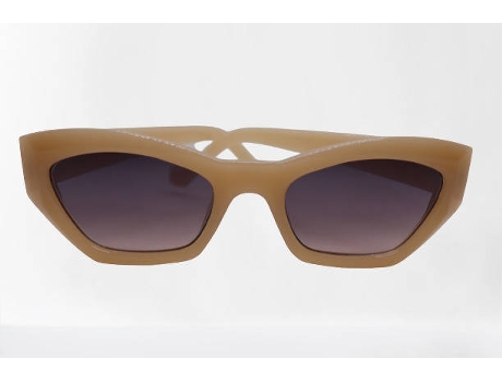Óculos de Sol COSMIC SUN Retro Plástico Mulher (Bege)