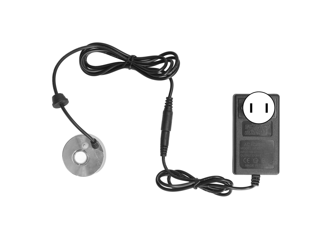 Gerador de Névoa Ultrassônico Liga de Alumínio para Lagoa Aquário Vaso 110‑240v Plug Us | S/MARCA