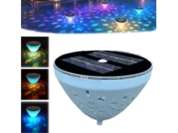 Luminária Solar Flutuante GOKOCO, com projeção de peixes, LED, ambiente externo