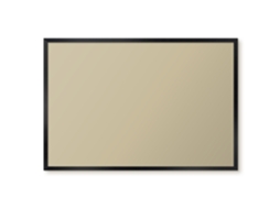 Magnetic Board Strong Orange For The Living Room Espelharte (60x40 Cm)