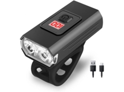 Luzes De Bicicleta Led T6 1200lm, Luz Recarregável Via Usb, Lanterna