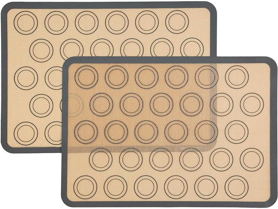 Tapete De Silicone Antiaderente Para Assar, Reutilizável, Para Pão, Pizza, Bolos E Massas No Forno