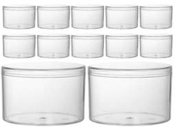Lurelia Pote Para Cereais 15 Potes 400ml Em Plástico, Com Vedação, Com Tampa, Transparente, Reutilizável