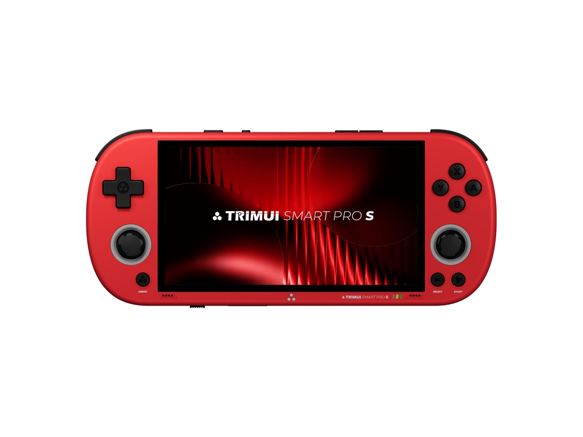 Verde - 64g Trimui Smart Pro S Console De Games Portátil Com Mais De 13.000 Jogos Integrados, Tela Ips De 4,96 Polegadas E Processador Octa-core.