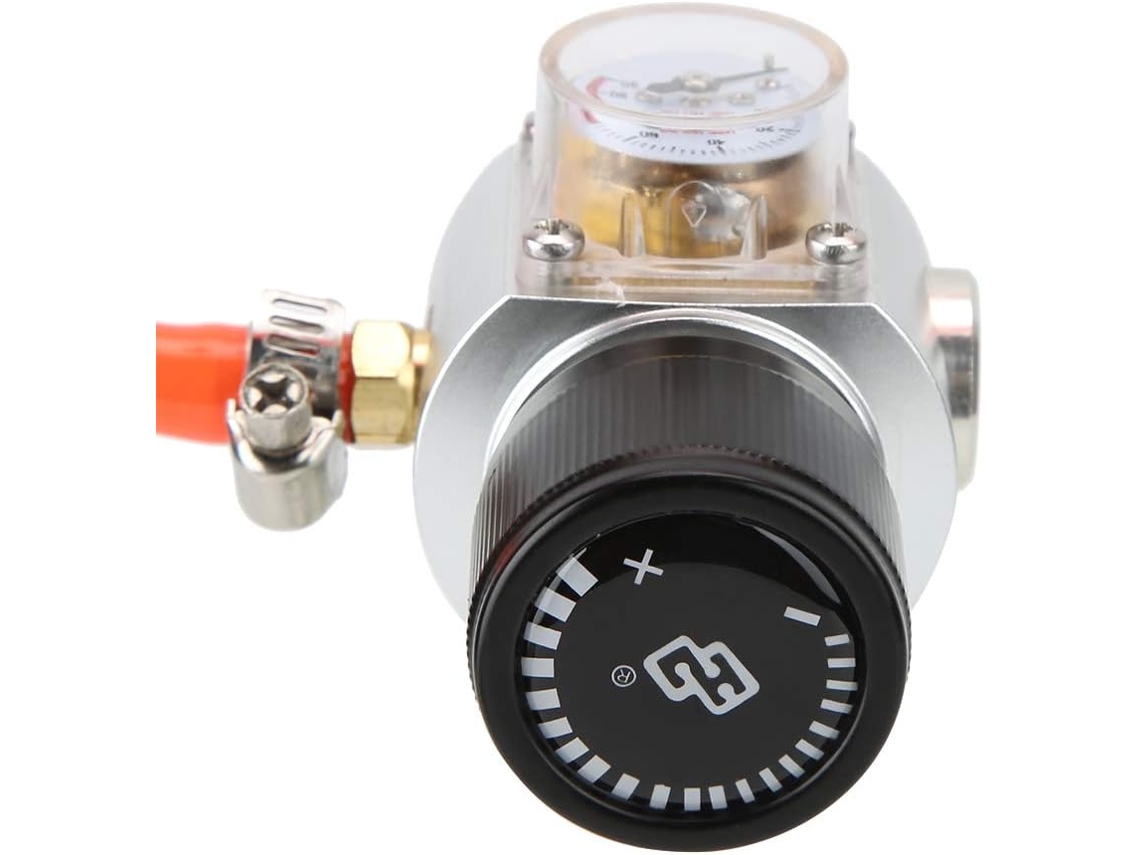Kit De Recarga Co2 - Regulador Gás Com Mangueira Para Refrigerante