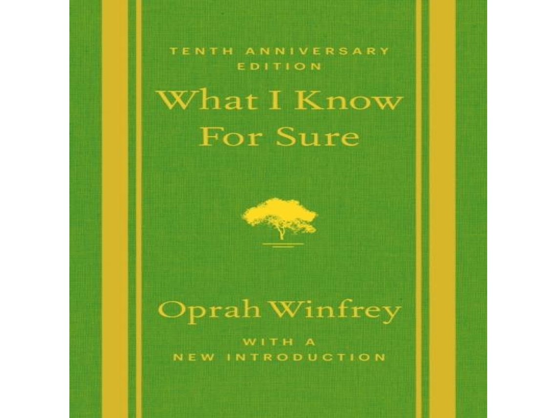 Livro What I Know For Sure de Oprah Winfrey (Inglês)