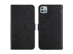 Capa De Celular Flip Em Couro Sintético Com Textura De Borboleta E Toque Suave Para Infinix Hot 10i/smart 5 Pro Ht03