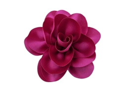 2026 corsage de Ocasión Formal Estilo Francés Rosa Grande Tela Satin Novia Novio Broche Boda Fiesta Prom