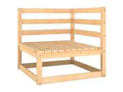 Maison Exclusive - 6 Pcs Conjunto Lounge De Jardim C/ Almofadões Pinho Maciço