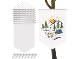 Bandeira de Jardim em Branco, Kit de Sublimação para Bandeira de Jardim em Branco para Sublimação, Gramado, Bandeiras CHABERLU