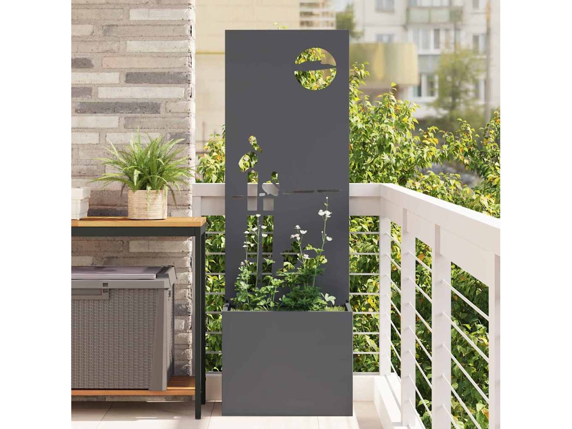 Vidaxl Tela De Privacidade Para Jardim Antracite 50 X 32 X 150 Cm