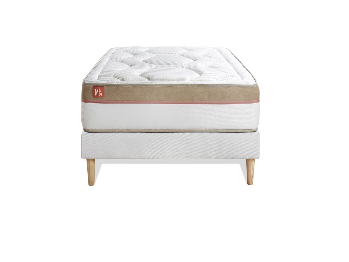 Colchão Base Le Cosy MARMOTTES Espuma com memória Branco (90x190cm)