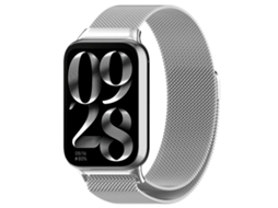 Bracelete para Redmi Watch 6 / 5 / 4 Milan Malha de Aço Prata XIAOMOYU