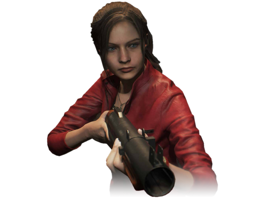 Claire Redfield Guns vs. Zombies Resident Evil 2 Remake 4K