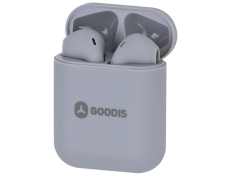 Auriculares Bluetooth True Wireless GOODIS Bt (Outlet Grade A - In Ear - Microfone - Cinzento)