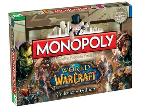 Jogo de Tabuleiro MONOPOLY: World Of Warcraft - Collectors Edition (Idade Mínima: 12 - Nível Dificuldade: Baixo) — Jogo em Inglês
