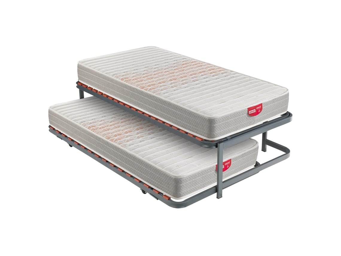 Pack PIKOLIN - Cama com Gaveta 2 Colchões Espuma Apple Compact (80 x 190 - 20 cm de Altura)