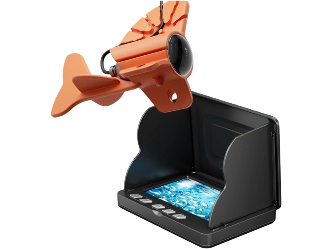 Câmera Subaquática para Pesca com Tela Ips de 43 Polegadas e Visão Grande Angular de 195°. SFUSHOS