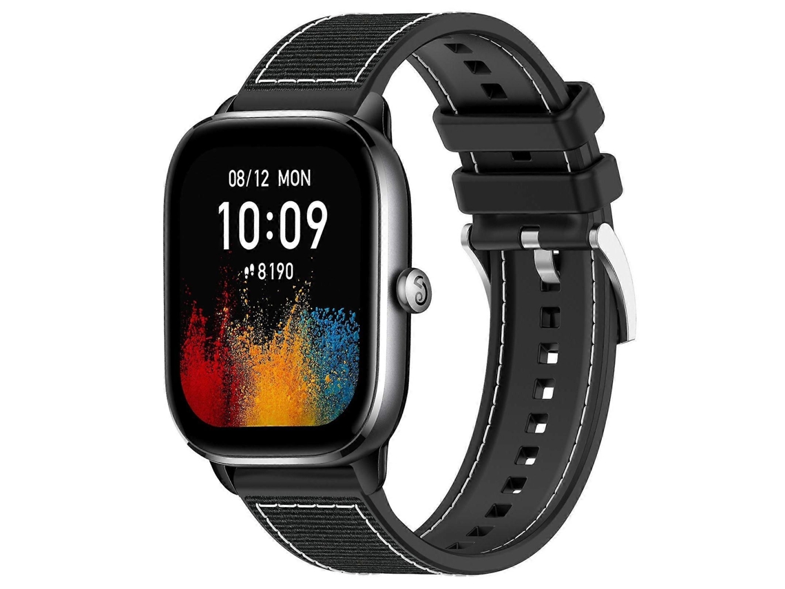 Pulseira De Relógio Híbrida De Nylon Trançado E Silicone Xdfind