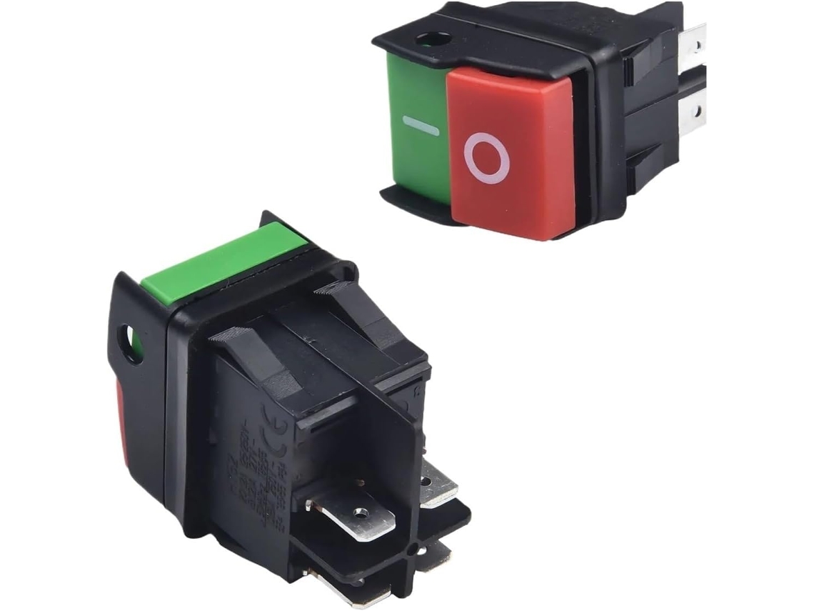 Interruptor De Botão Pressão Para Alimentação, 1 Unidade, 125 250v, 5e4, Hy52, Ip54