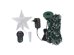 Árvore de Natal em forma de cone de 2,13 m com 400 LEDs, controle remoto, aplicativo Bluetooth, sincronização de música, mudança de cor e tomada inteligente (UE)