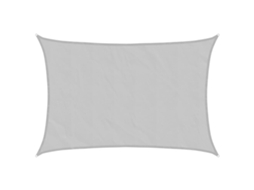 Maison Exclusive - Para-sol Estilo Vela 5x3 M Oxford 100% Poliéster Cinzento-claro
