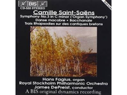 CD James DePreist, Hans Fagius, The Royal Stockholm Philharmonic Orchestra - Symphony No. 3 In C / Viola Concerto (1CDs)