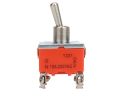 Interruptor Toggle Mini 15a 250v 4 Pinos 10un