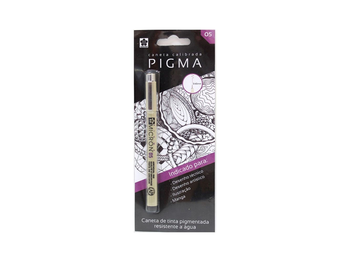 Caneta Fineliner SAKURA Pigma Macron Preto