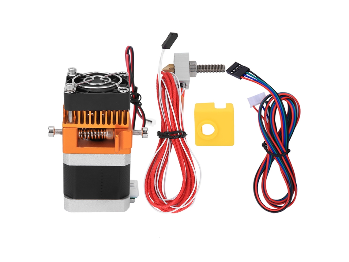 Extrusor mk8 para impressora 3d com motor 17hs4401 bico 0.4mm filamento 1.75mm acessório S/MARCA