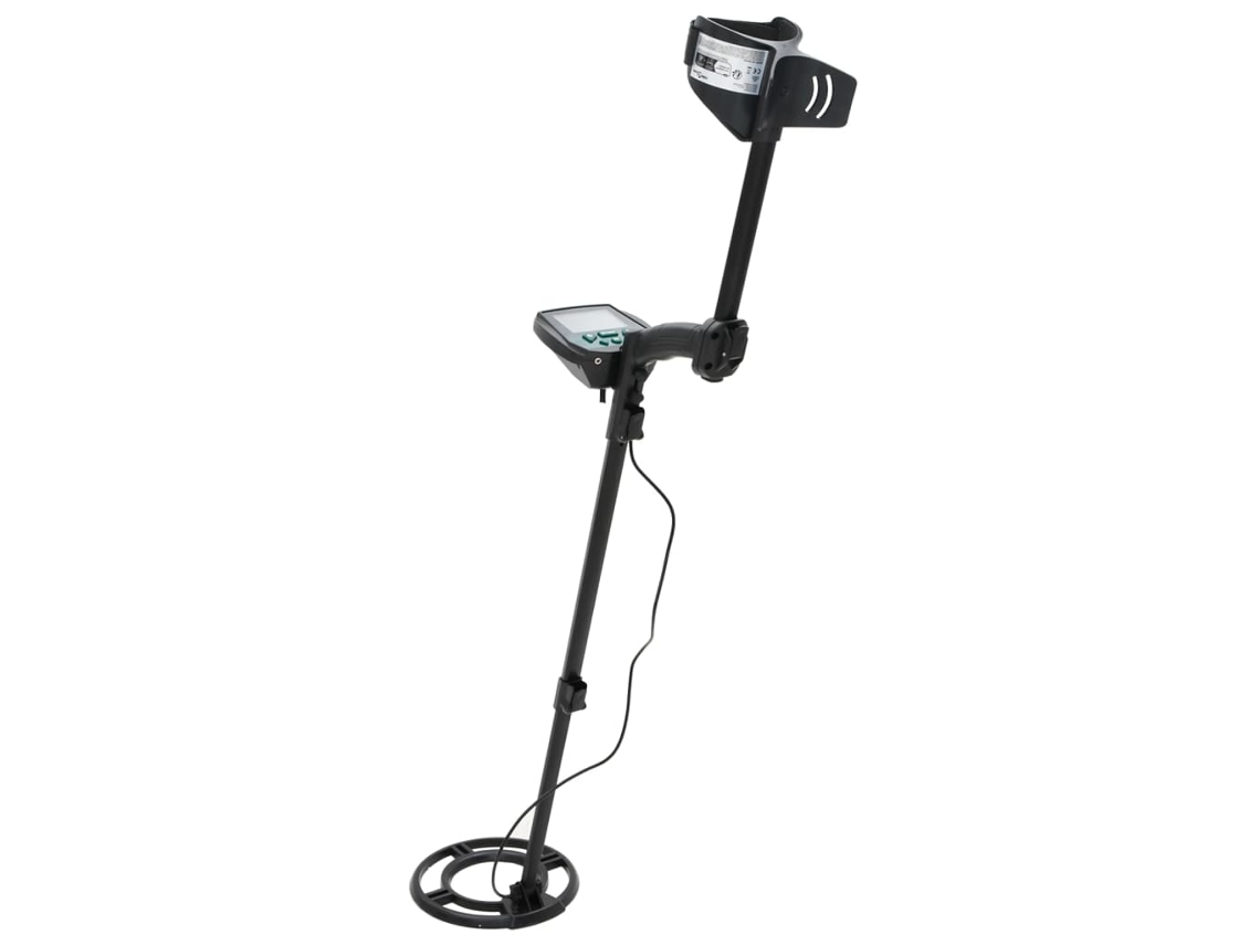 Vidaxl Detetor De Metais Ecrã Lcd Profundidade De Pesquisa 24 Cm