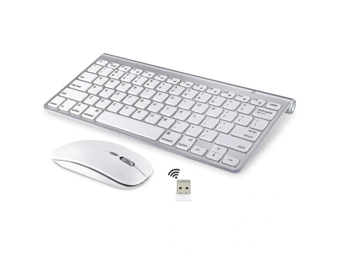 Lurelia Conjunto Teclado E Rato Sem Fios, 2.4g, Receptor Usb, Macbook, Imac