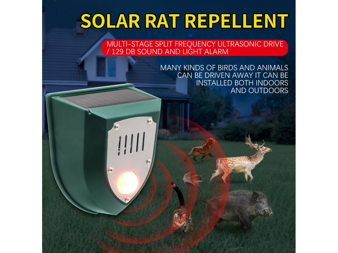 Repelente Ultrassônico Solar LAXISCREED Ip55