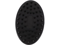 Escova De Banho Dupla Face Eringogo Em Silicone Preto Para Massagem Corporal E Capilar, Ideal Para Uso Em Casa E Viagens