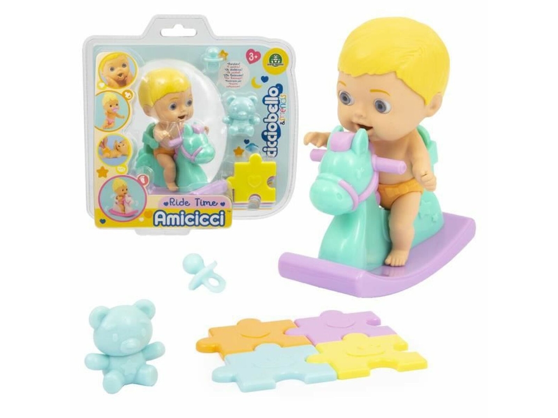 Nenuco com Acessórios Cicciobello Rocking Horse Set (Idade Mínima Recomendada:  3 anos)