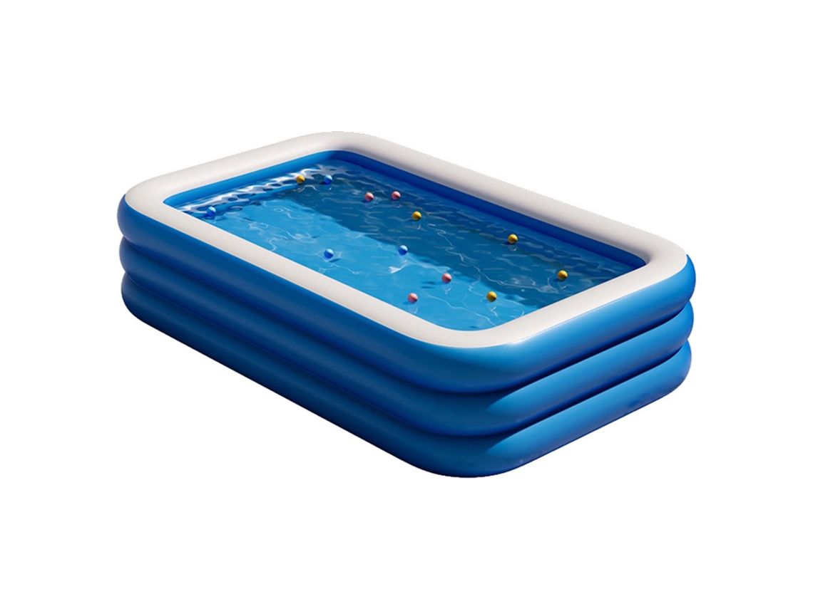 Piscina Inflável Bebê Pvc Grossa Plegável 2.1m 3 Camadas