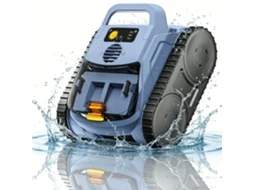 Robô Aspirador De Piscina Sem Fios Limpa Pavimentos, Paredes, 180 Minutos, 200 M², Dupla Filtragem Ultrafina, Estacionamento Automático