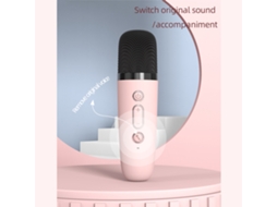 Caixa de Som Bluetooth Sem Fio EOOCOO (com Microfone para Karaokê)