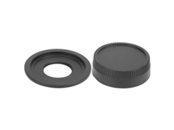 Anel Adaptador De Lente Cai Com Tampa Posterior Para Lente C Mount Em Câmera Nikon Ai Mount