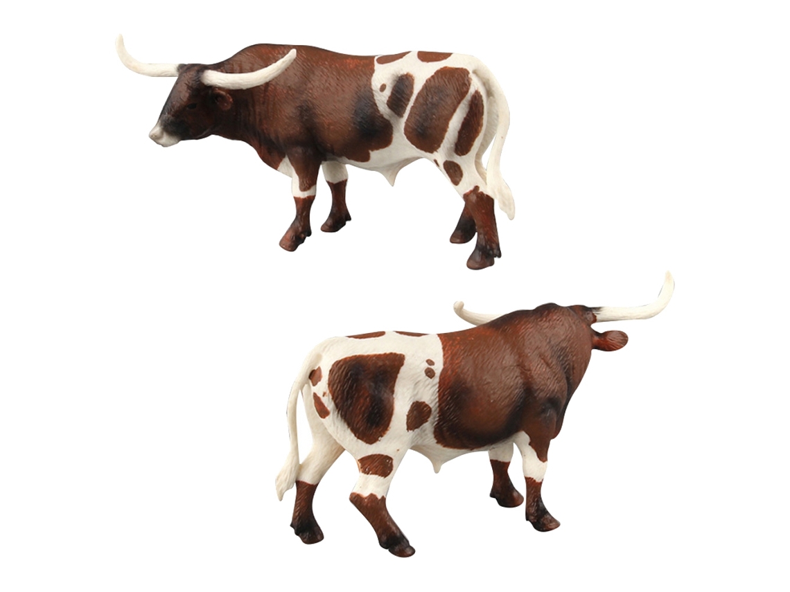Rebe-figura De Toro Animales Salvajes Africanos Modelo Plástico Realista Juguete Para Niños