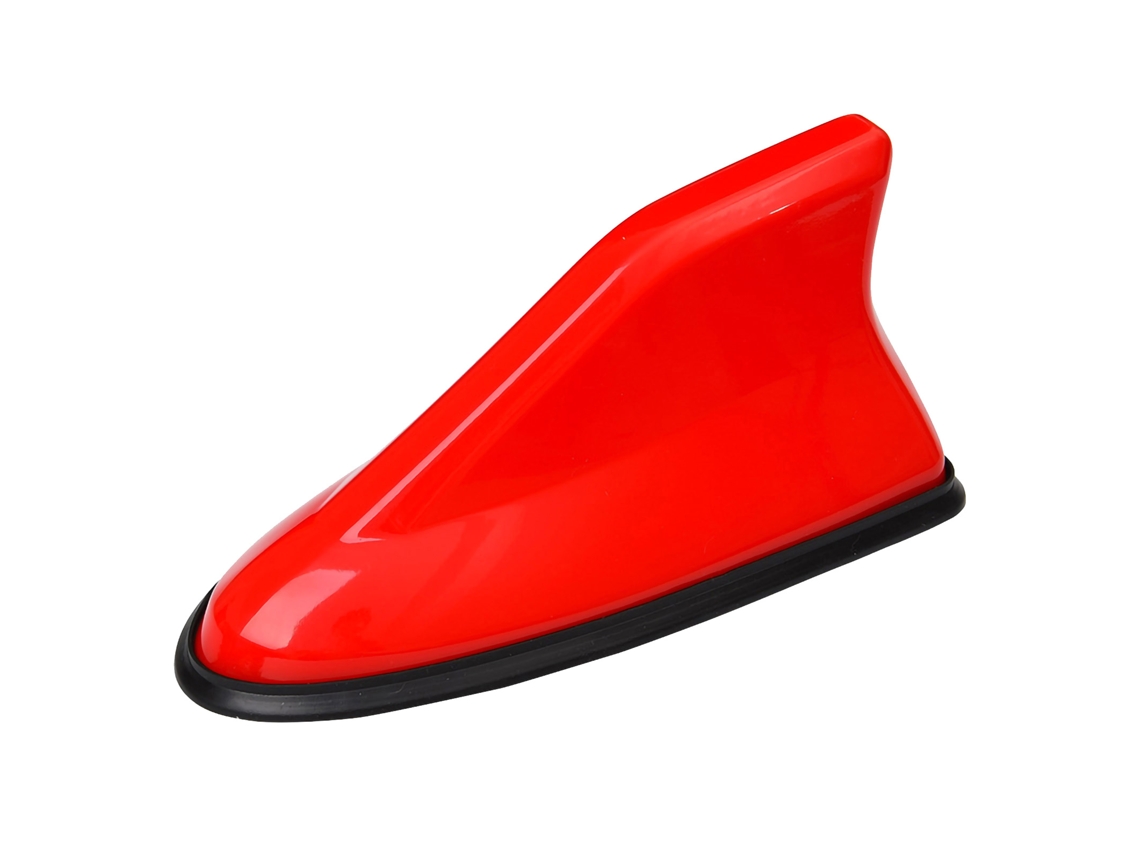 Antena Tipo Barbatana De Tubarão Para Teto Carro Com Acabamento Em Piano, Sinal De Rádio, Acessórios Externos Para Carro, Vermelho