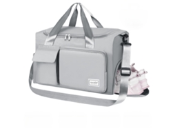 Mochila De Viagem Bolsa De Ginástica Com Compartimento Para Sapatos E Roupas Molhadas À Prova D'água Grey
