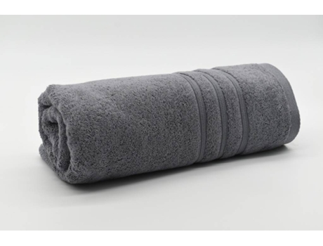 Toalha de Duche 100% Algodão 500 Gr/M2 VIDAL HOME (70x140 cm - Cinza)