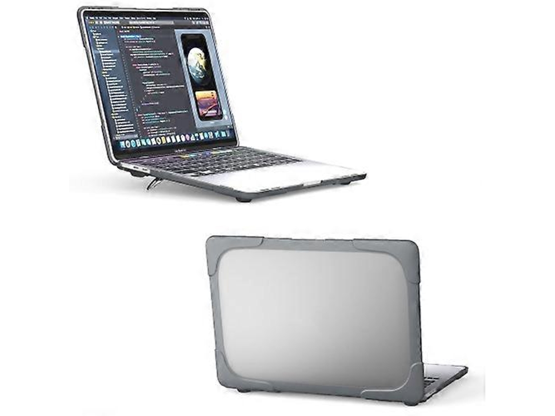 Capa Protetora Para Laptop Em Duas Cores, Pc Tpu, Para Macbook Pro 13 Polegadas A2289 / A2251 (cinza) Aquaforge (2020)