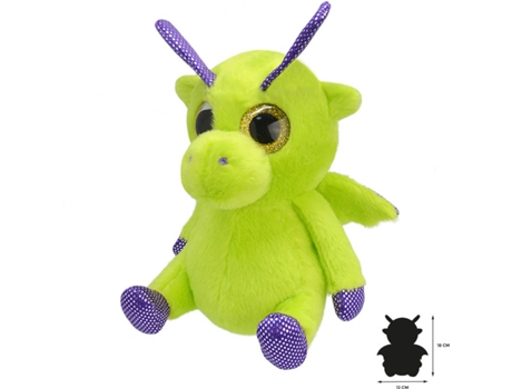 Peluche  Dragão (11 x 12 x 18 cm - Poliéster)