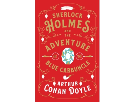 Livro sherlock holmes and the adventure of the blue carbuncle de arthur conan doyle (inglês)