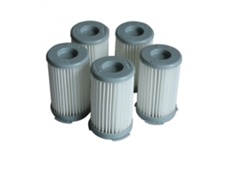 Cartucho de aspirador de pó 5 tamanhos, filtro hepa plissado ef75b substituição electrolux zs203 zti7635 ZW1300-213 peça de aspirador de pó