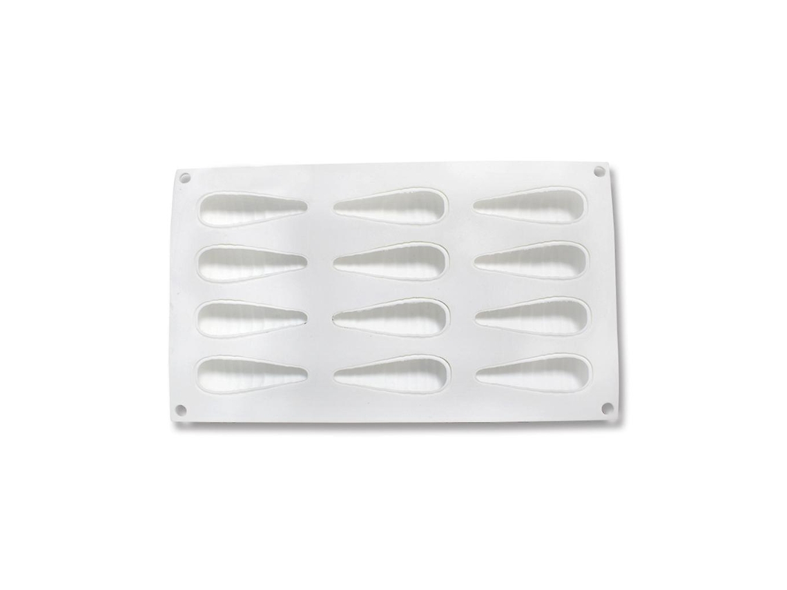Molde De Silicone 3d Com 12 Cavidades Em Formato De Cenoura E Coelho Para Chocolate, Bolo E Mousse